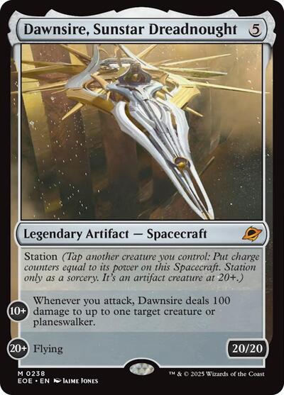 Dawnsire, Sunstar Dreadnought (Edge of Eternities) Medium Play