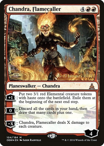 Chandra, Flamecaller (Promos: Prerelease Cards) Near Mint Foil