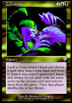 Lobotomy (Invasion) Near Mint Foil