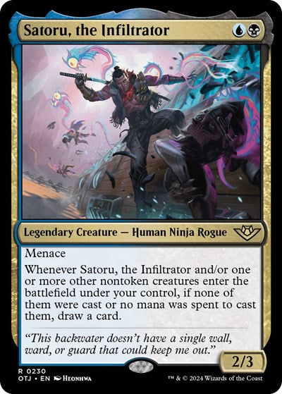 Satoru, the Infiltrator (Outlaws of Thunder Junction) Light Play