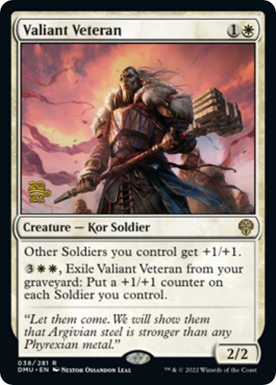 Valiant Veteran (Promos: Prerelease Cards) Near Mint Foil