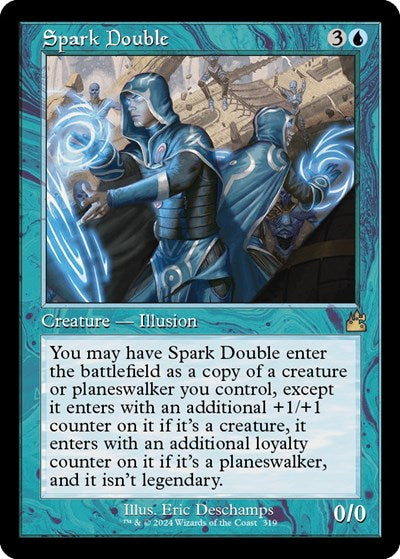 Spark Double (Retro Frame) (Ravnica Remastered) Near Mint