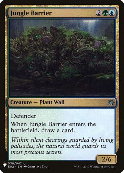 Jungle Barrier (Mystery Booster) Near Mint