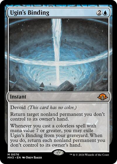 Ugin's Binding (Modern Horizons 3) Medium Play Foil