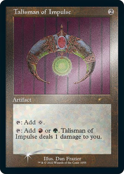 Talisman of Impulse (Retro Frame) (Foil Etched) (Secret Lair) Near Mint Foil