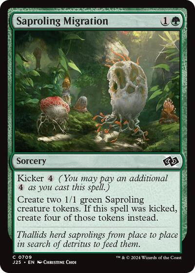 Saproling Migration (Foundations Jumpstart) Near Mint