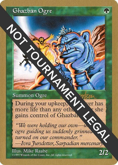 Ghazban Ogre - 1997 Svend Geertsen (5ED) (World Championship Decks) Medium Play
