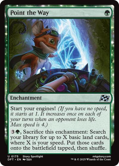 Point the Way (Aetherdrift) Near Mint Foil