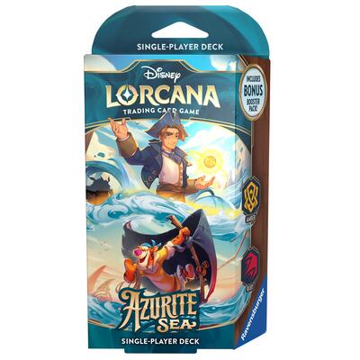 Disney Lorcana - Azurite Sea Starter Deck (Amber/Ruby) Disney Lorcana - Azurite Sea Starter Deck (Amber/Ruby)