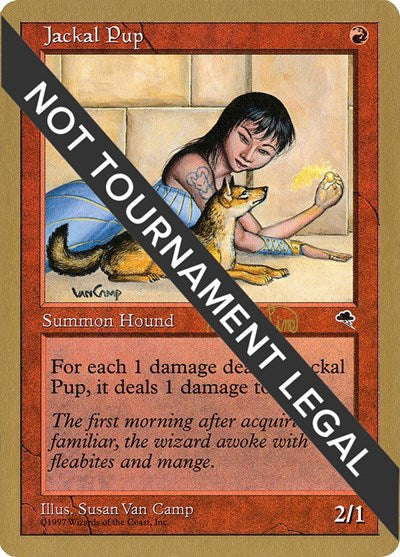 Jackal Pup - 1999 Mark Le Pine (TMP) (World Championship Decks) Light Play