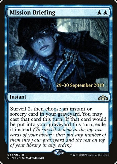 Mission Briefing (Promos: Prerelease Cards) Near Mint Foil