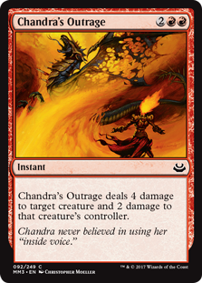 Chandra's Outrage (Modern Masters 2017) Near Mint Foil