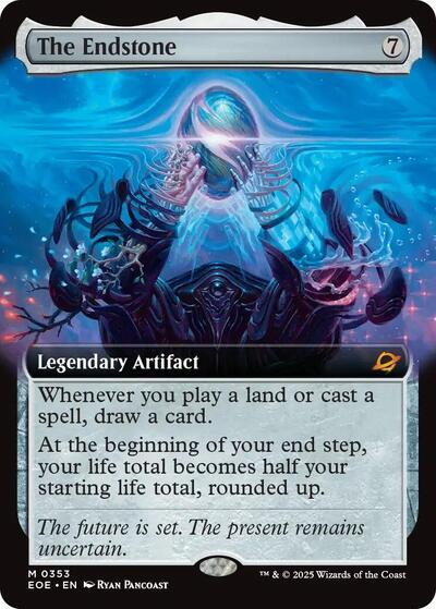 The Endstone (Extended Art) (Edge of Eternities) Near Mint Foil