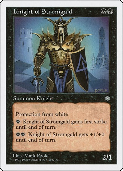 Knight of Stromgald (Anthologies) Medium Play