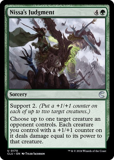 Nissa's Judgment (Ravnica: Clue Edition) Near Mint