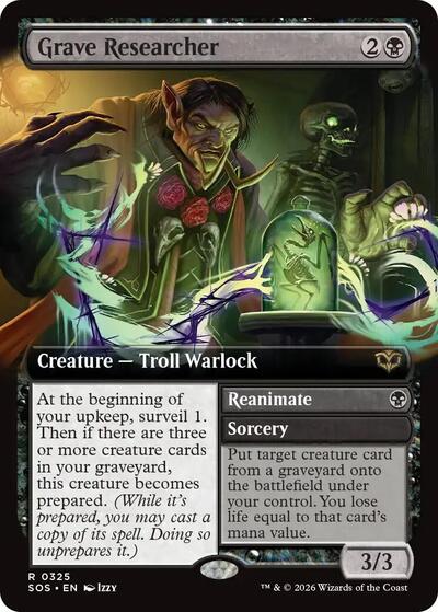 Grave Researcher Extended Art|1|0|0.00