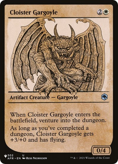 Cloister Gargoyle (Showcase) (The List) Near Mint