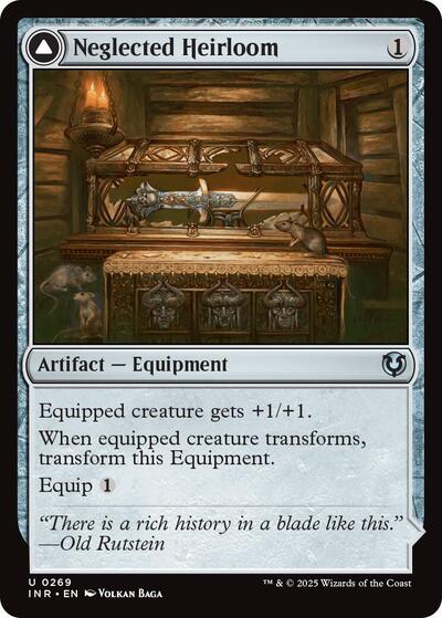 Neglected Heirloom (Innistrad Remastered) Medium Play Foil