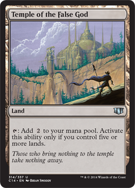 Temple of the False God (Commander 2014 Edition) Light Play