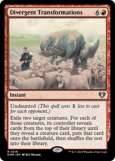 Divergent Transformations (Commander Masters) Near Mint Foil