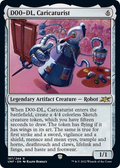 D00-DL, Caricaturist (Unfinity) Light Play Foil