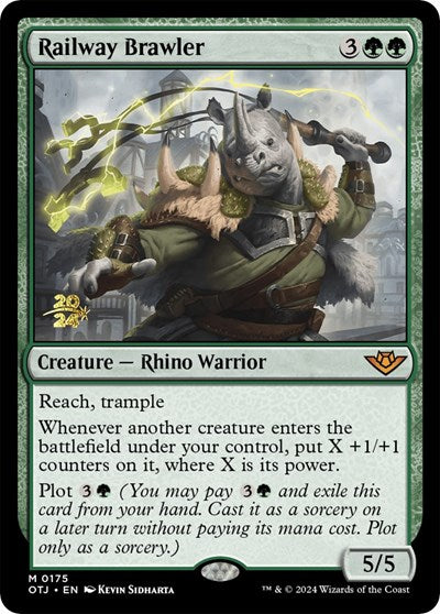 Railway Brawler (Promos: Prerelease Cards) Light Play Foil