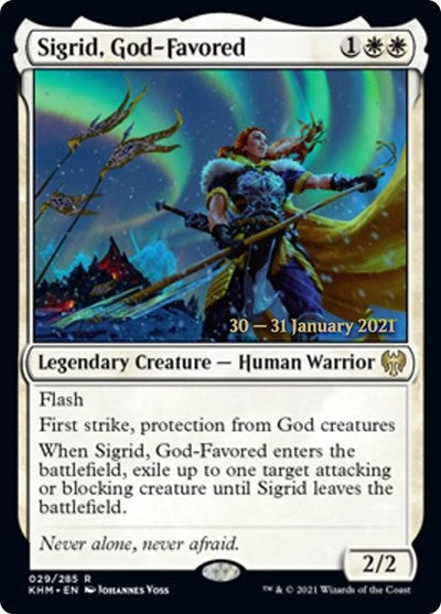 Sigrid, God-Favored (Promos: Prerelease Cards) Near Mint Foil