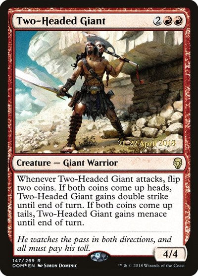 Two-Headed Giant (Promos: Prerelease Cards) Near Mint Foil