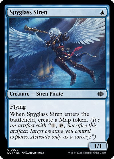 Spyglass Siren (The Lost Caverns of Ixalan) Light Play Foil