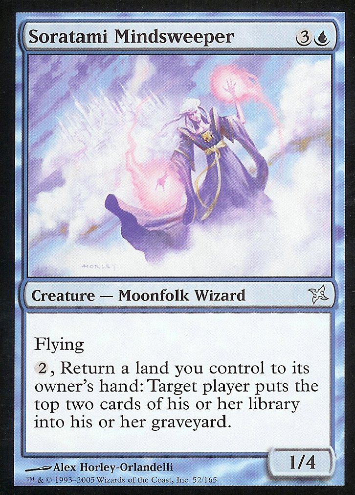 Soratami Mindsweeper (Betrayers of Kamigawa) Light Play Foil