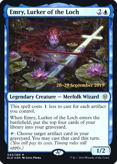 Emry, Lurker of the Loch (Promos: Prerelease Cards) Light Play Foil