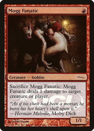 Mogg Fanatic (Promos: WPN and Gateway) Heavy Play Foil