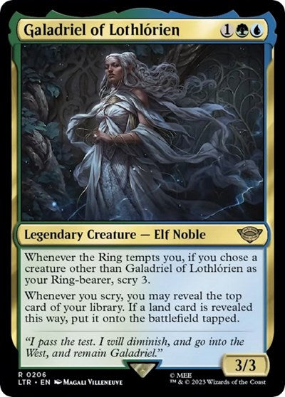 Galadriel of Lothlorien (Universes Beyond: The Lord of the Rings: Tales of Middle-earth) Near Mint Foil