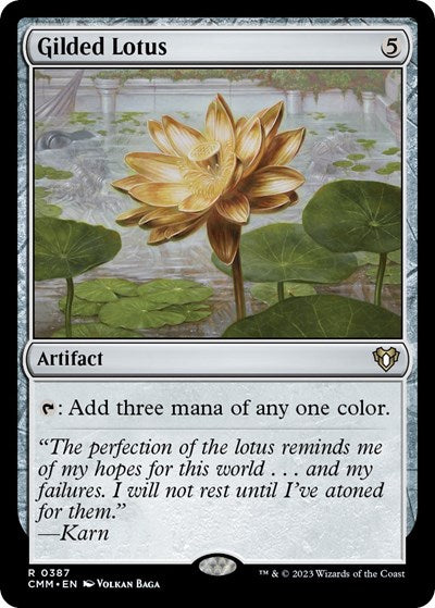 Gilded Lotus (Commander Masters) Light Play Foil