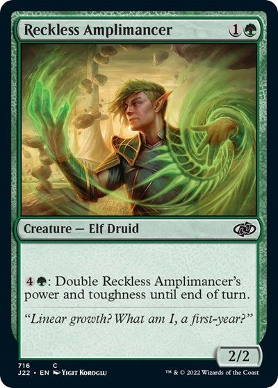 Reckless Amplimancer (Jumpstart 2022) Light Play