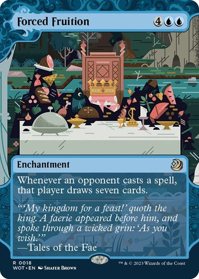 Forced Fruition (Wilds of Eldraine: Enchanting Tales) Near Mint Foil