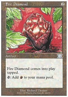 Fire Diamond (Classic 6th Edition) Medium Play