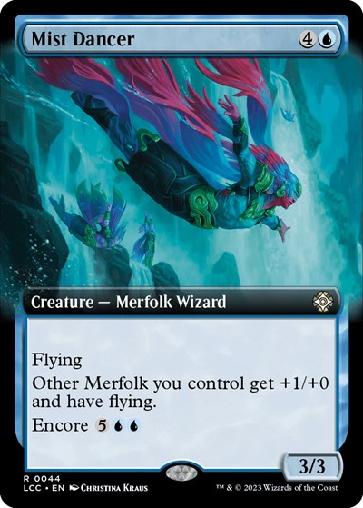 Mist Dancer (Extended Art) (Commander: The Lost Caverns of Ixalan) Light Play