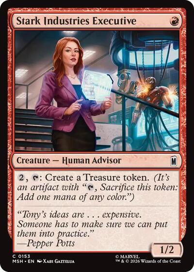 Stark Industries Executive (Marvel Super Heroes) Near Mint Foil