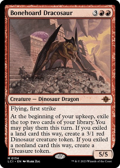 Bonehoard Dracosaur (The Lost Caverns of Ixalan) Near Mint Foil