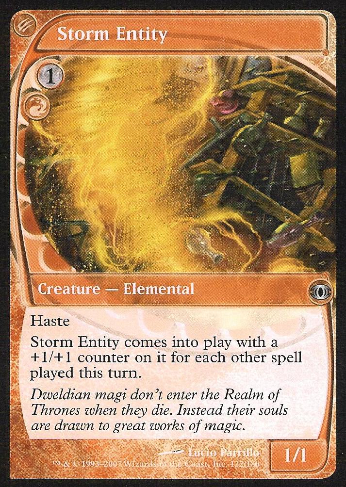 Storm Entity (Futuresight) Light Play