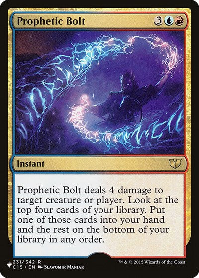 Prophetic Bolt (The List) Near Mint