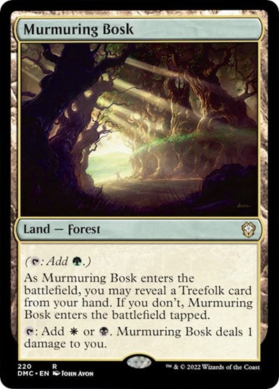 Murmuring Bosk (Commander: Dominaria United) Light Play