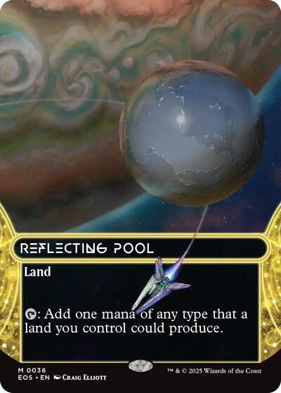 Reflecting Pool (0036) (Borderless) (Stellar Sights) Near Mint Foil