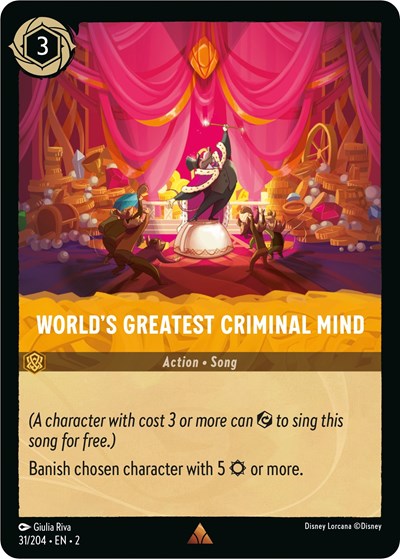 World's Greatest Criminal Mind (Rise of the Floodborn) Near Mint Cold Foil