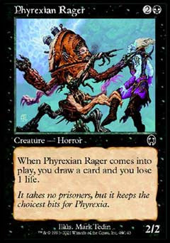 Phyrexian Rager (Apocalypse) Light Play Foil