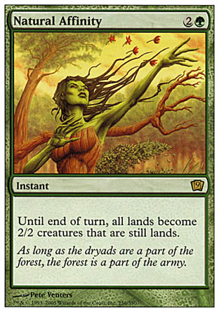 Natural Affinity (9th Edition) Light Play