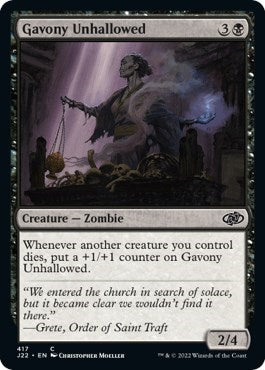 Gavony Unhallowed (Jumpstart 2022) Medium Play