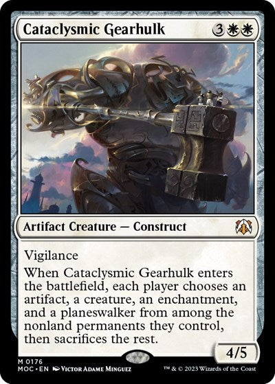 Cataclysmic Gearhulk (Commander: March of the Machine) Light Play