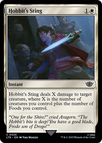 Hobbit's Sting (Universes Beyond: The Lord of the Rings: Tales of Middle-earth) Light Play